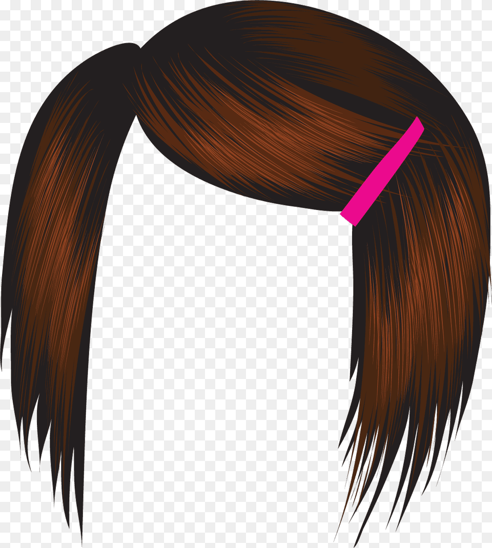 Brown Wig Clipart Hair Accessory Hair Clip Clip Art, Person, Accessories, Adult, Female Free Png