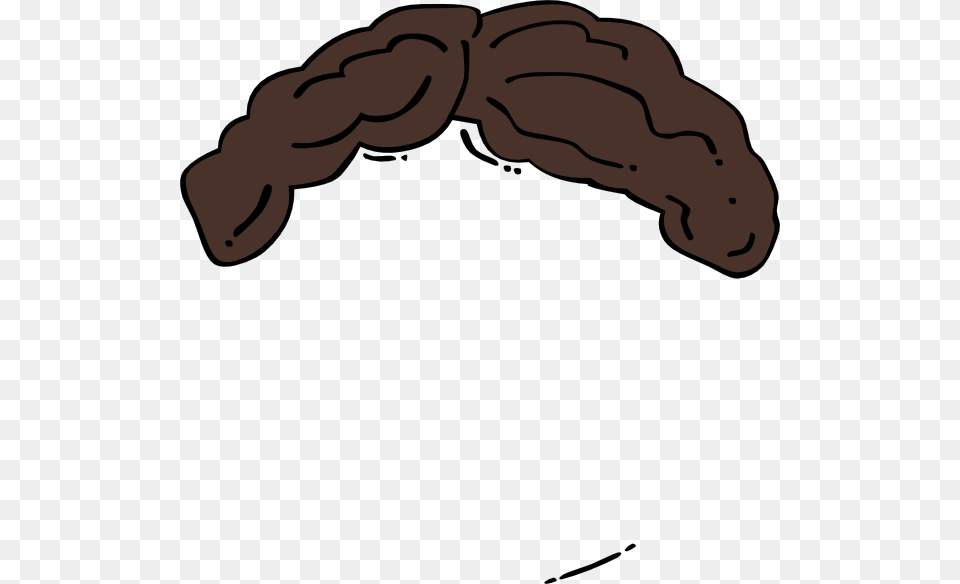 Brown Wig Svg Clip Arts Brown Hair Cartoon Wig, Face, Head, Person, Mustache Png Image