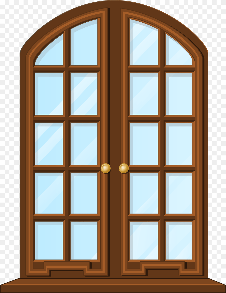 Brown Window Clip Art, Architecture, Building, Door, French Door Free Png Download