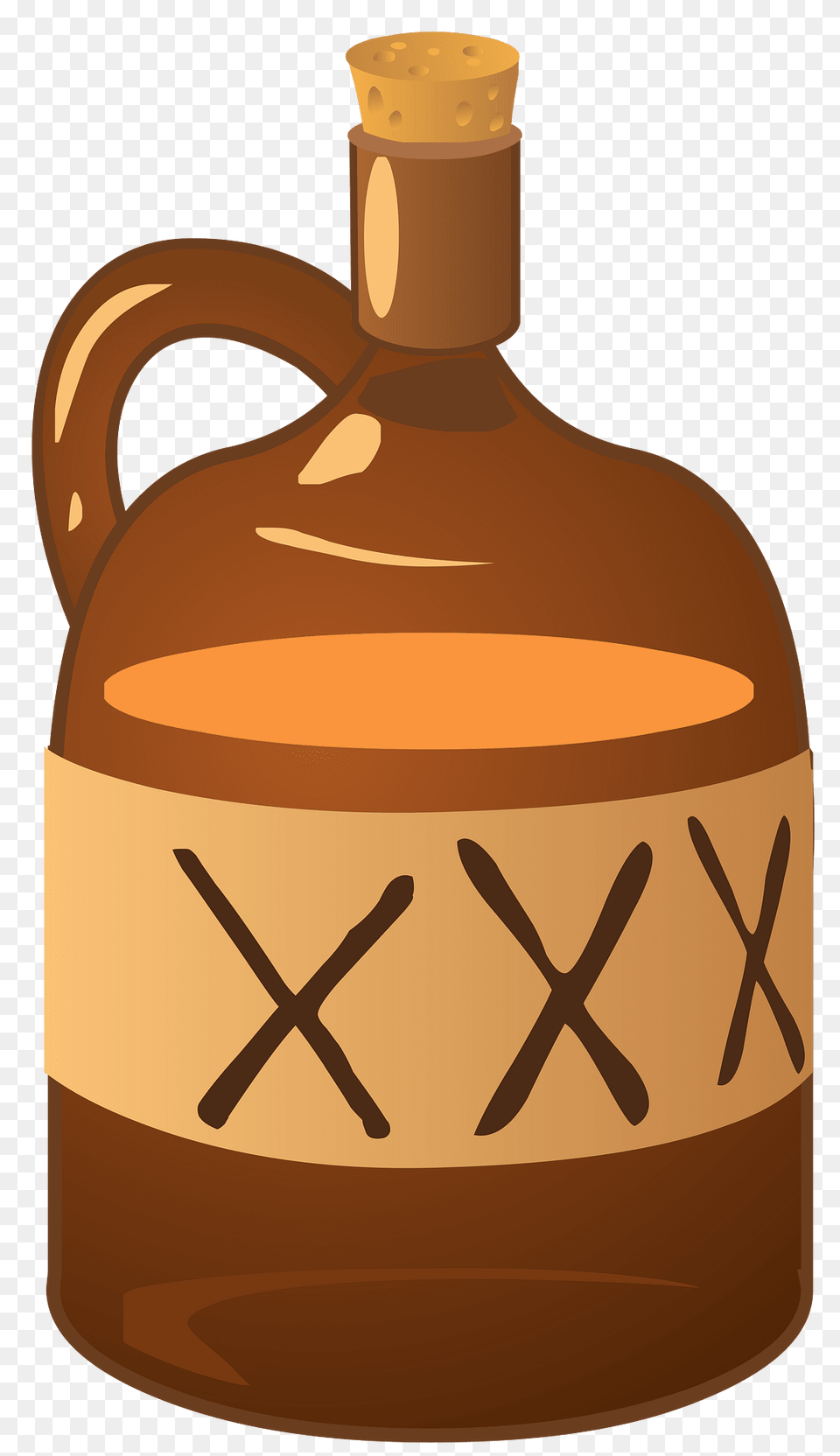Brown Xxx Bottle Clipart, Jug, Water Jug Png