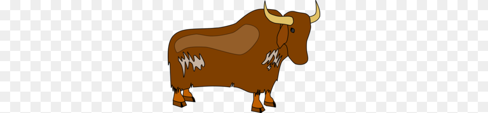 Brown Yak Clip Art, Animal, Bull, Cattle, Livestock Free Transparent Png