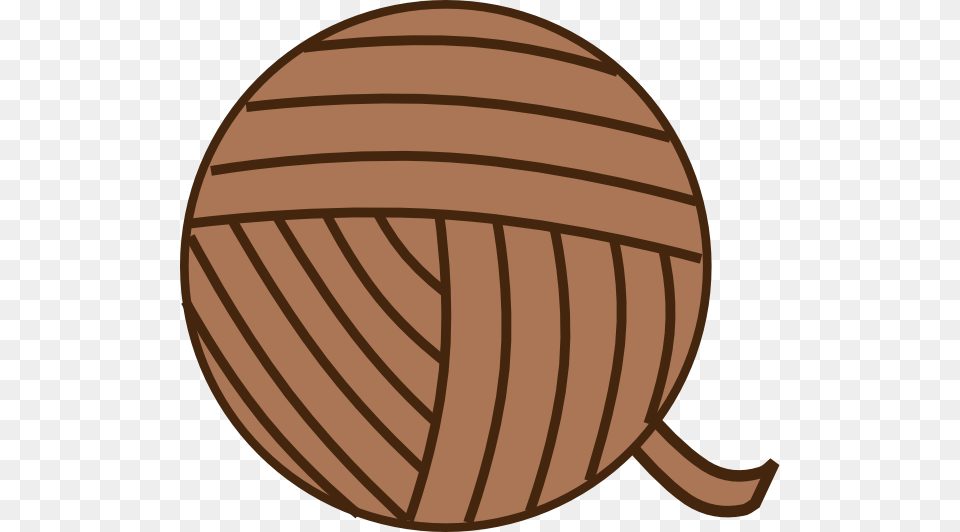 Brown Yarn Svg Clip Arts Ball Of Yarn Clipart, Vegetable, Produce, Plant, Nut Free Png Download