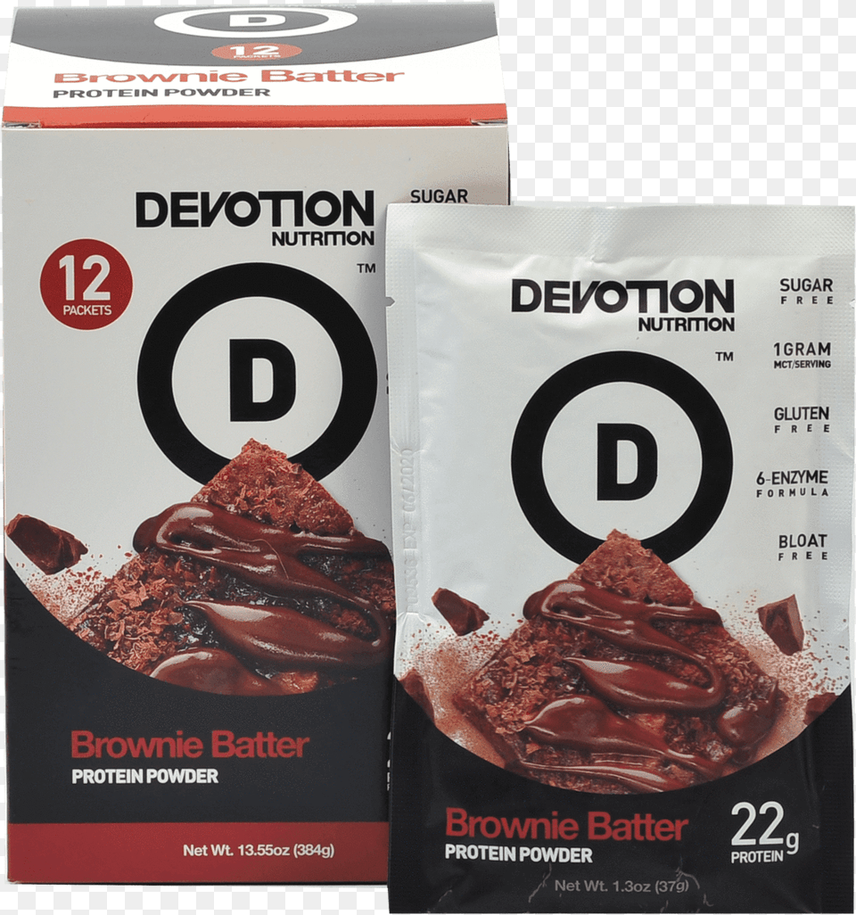 Brownie Batter Protein Powder 12 Pack Protein, Cocoa, Food, Dessert, Advertisement Png