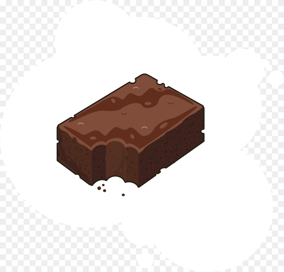 Brownie Clipart Plain Brownies Animated, Chocolate, Dessert, Food, Sweets Free Transparent Png