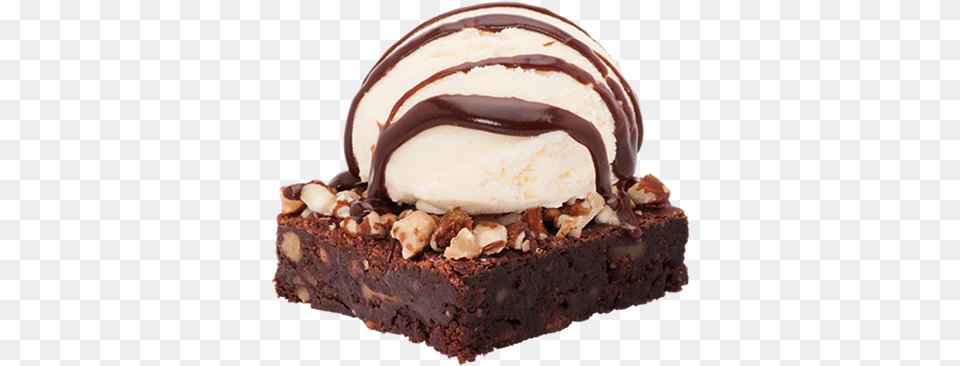 Brownie Con Helado, Sweets, Ice Cream, Food, Dessert Free Png Download