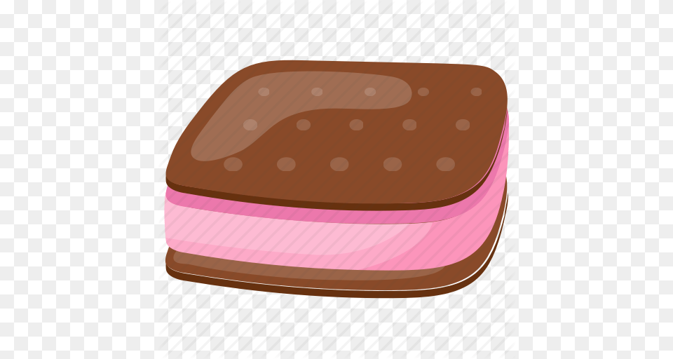 Brownie Frozen Dessert Ice Cream Sandwich Smoothie Strawberry, Food, Sweets, Disk Png