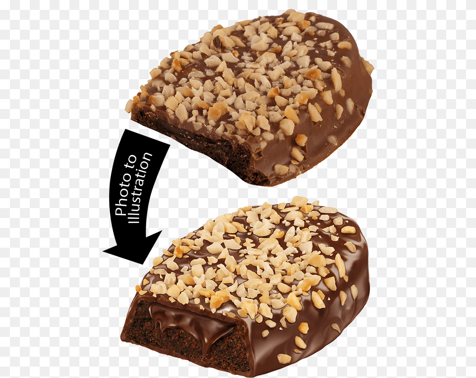 Brownies Choco Chip, Food, Dessert, Chocolate, Sweets Png Image