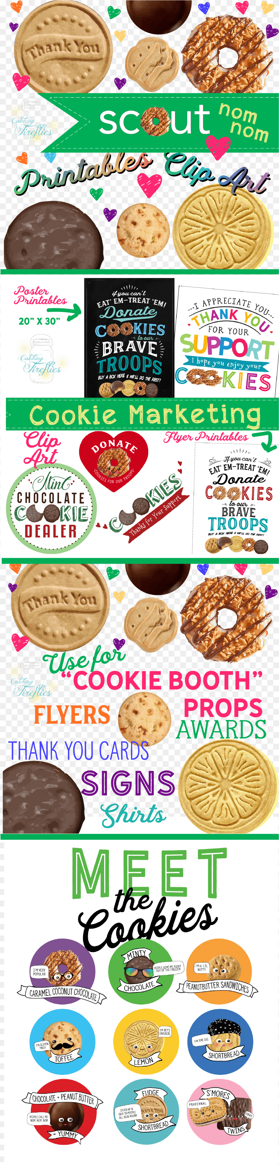 Brownies Clipart Biscuit Girl Scout Cookies 2012 Flavors, Advertisement, Poster, Bread, Food Png