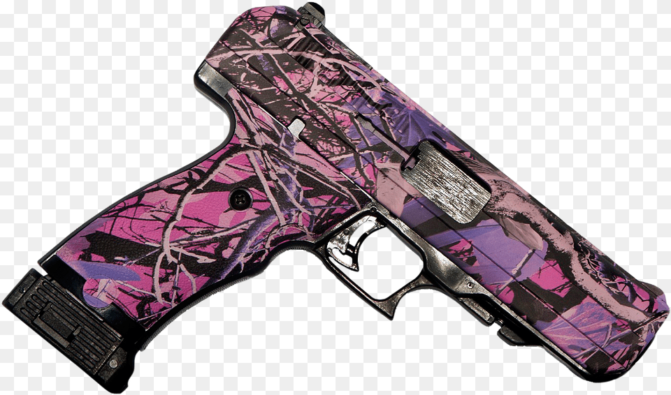 Browning 308 Pink Camo, Firearm, Gun, Handgun, Weapon Free Png Download