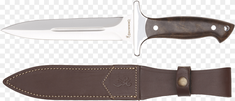 Browning Walnut Wood Dolk, Blade, Dagger, Knife, Weapon Png Image