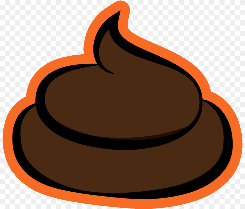 Browns Football Clipart Banner Library Browns Poop Emoji Without Face, Clothing, Hat, Food Free Png