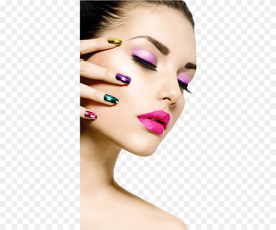 Brows At No Beauty Parlor Website Template, Adult, Person, Nail, Woman Png