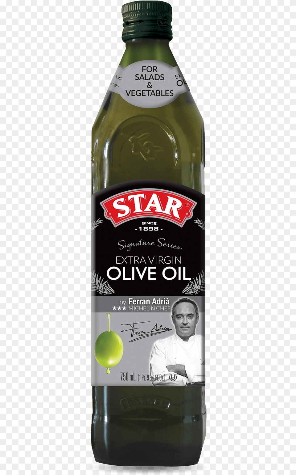 Browse Signature Series Olive Oils By Ferran Adri Star Olive Oil, Person, Adult, Man, Male Png Image