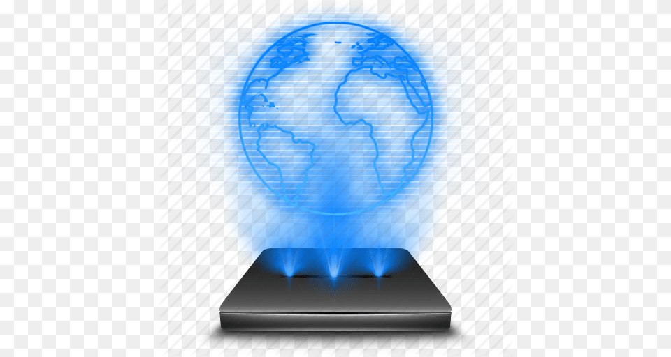 Browser Hologram Holographic Internet Online Web Icon, Sphere, Astronomy, Outer Space, Planet Free Png Download