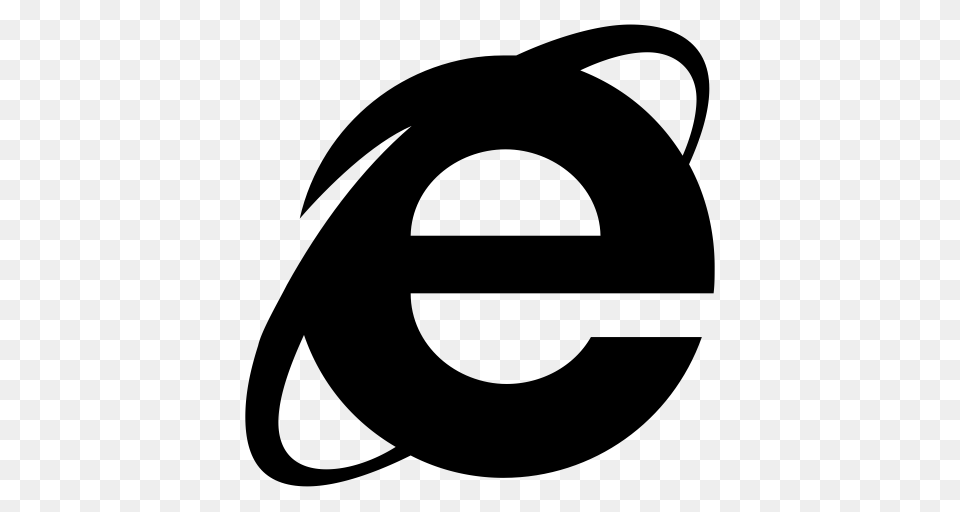 Browser Ie Ie Internet Explorer Icon With And Vector Format, Gray Png Image