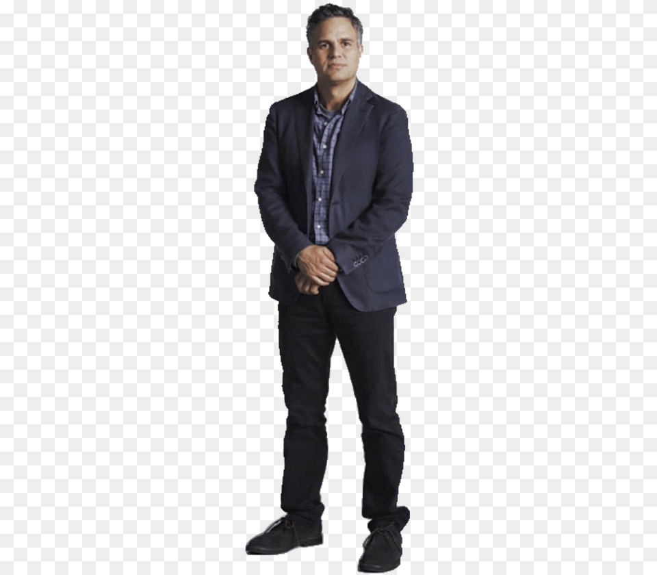 Bruce Banner, Person, Standing, Suit, Jacket Free Png Download