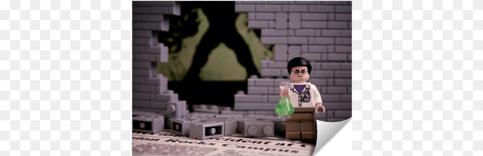 Bruce Banner Blog, Brick, Figurine, Person, Box Png