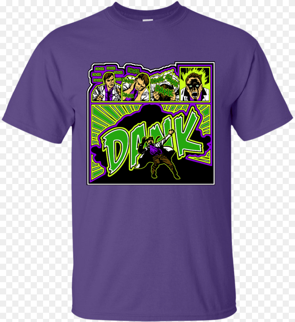 Bruce Banner Shirt, Clothing, T-shirt, Person, Purple Png