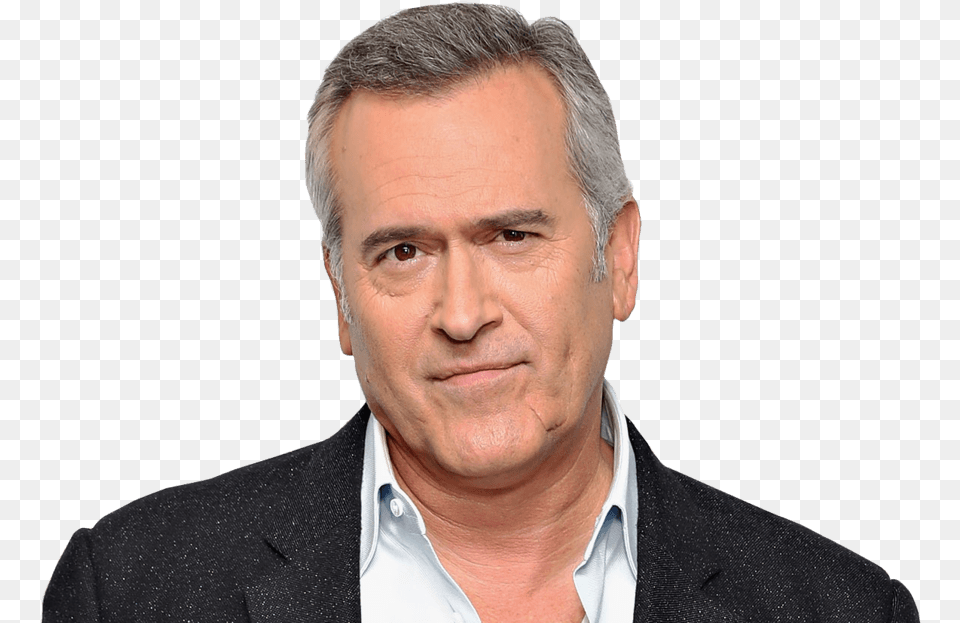 Bruce Campbell Thinks Ash Vs Evil Dead S Protagonist Bruce Campbell, Adult, Portrait, Photography, Person Png Image