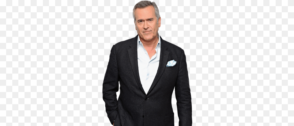 Bruce Campbell Thinks Ash Vs Evil Dead39s Protagonist Bruce Campbell, Tuxedo, Suit, Jacket, Formal Wear Png Image