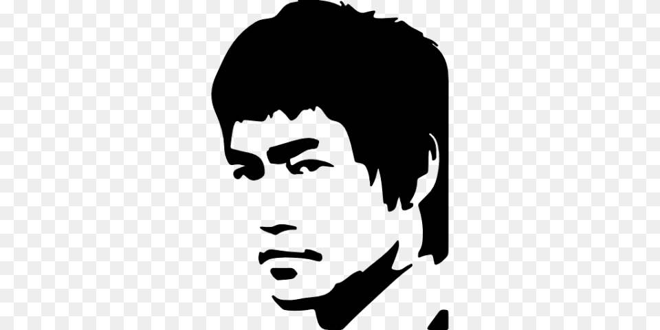 Bruce Lee, Gray Free Png