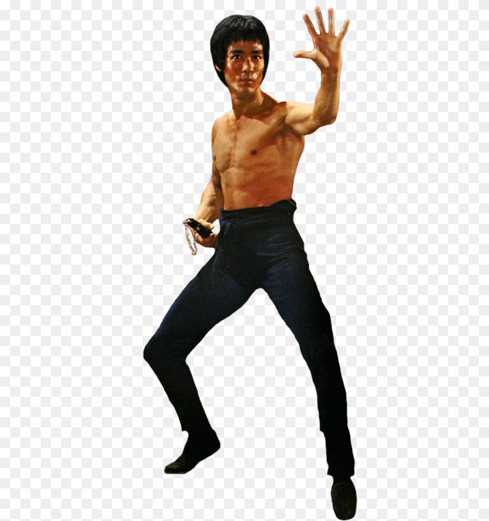 Bruce Lee, Pants, Clothing, Man, Male Free Png