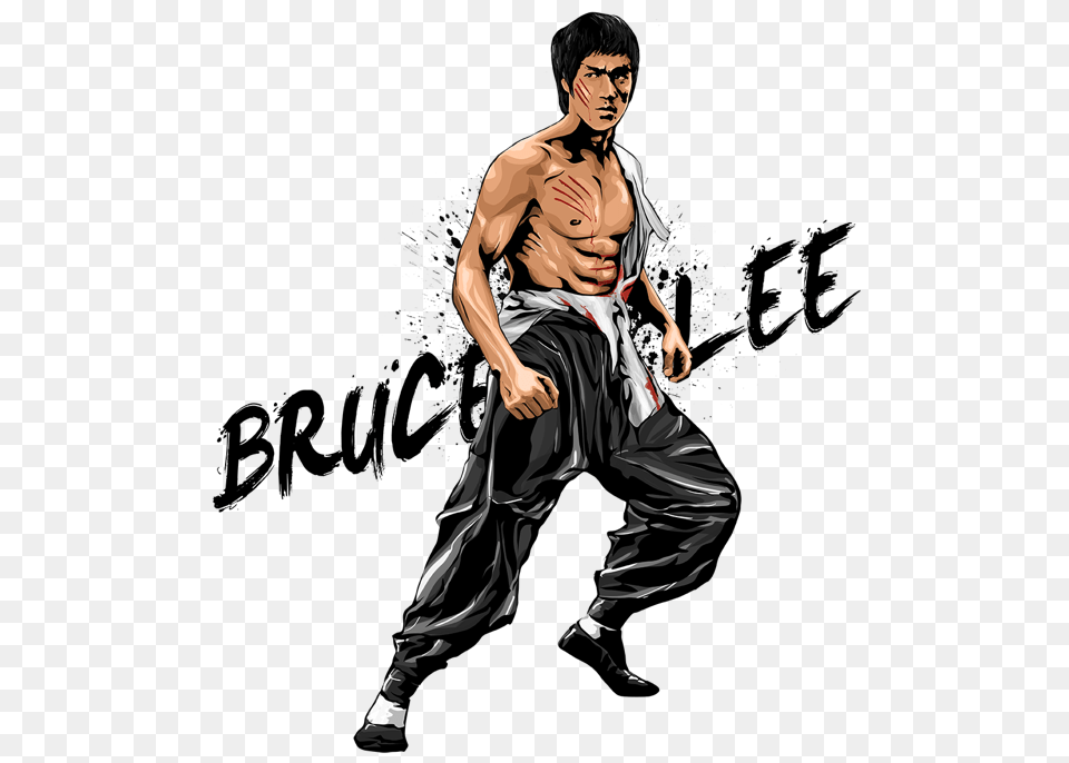 Bruce Lee, Adult, Male, Man, Person Free Transparent Png