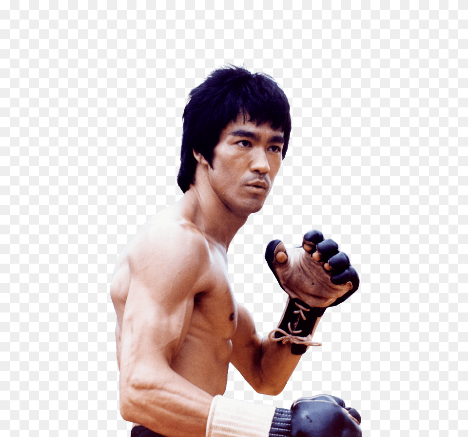 Bruce Lee, Adult, Man, Male, Hand Free Transparent Png