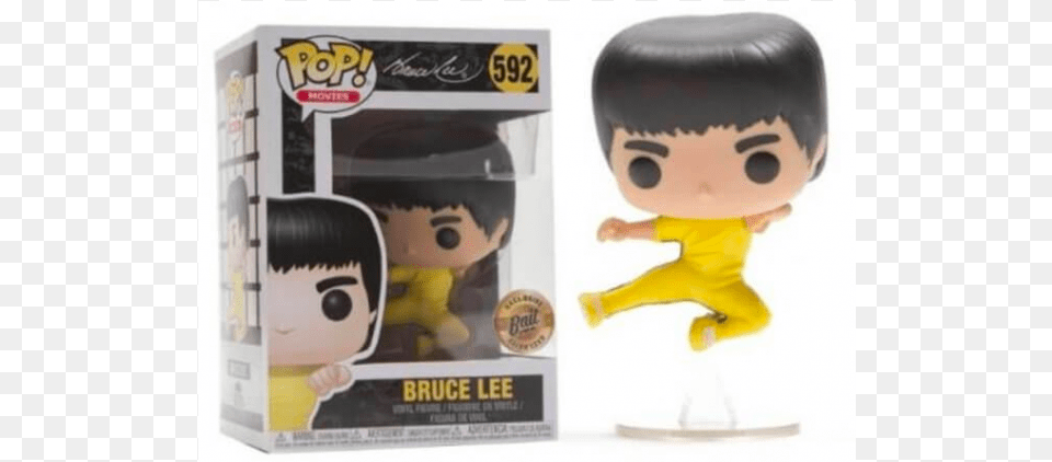 Bruce Lee Funko, Figurine, Baby, Person, Face Free Png Download