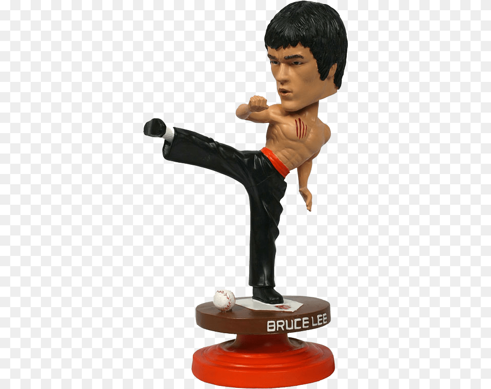 Bruce Lee Year Of The Dragon Bobble Head Bruce Lee, Figurine, Person, People, Boy Free Transparent Png