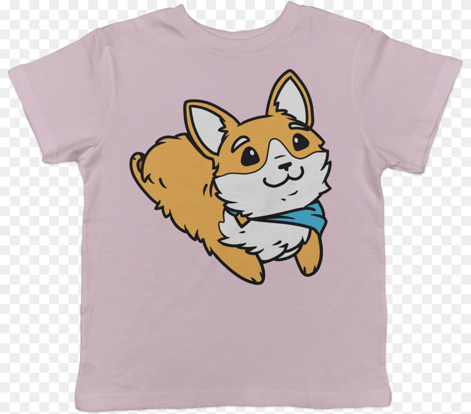 Bruce The Corgi, Clothing, T-shirt, Face, Head Png Image