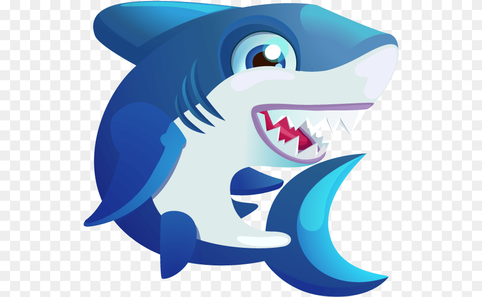 Bruce The Shark Is A Big Happy Guy Who Sometimes Feels, Animal, Sea Life, Fish Free Png Download