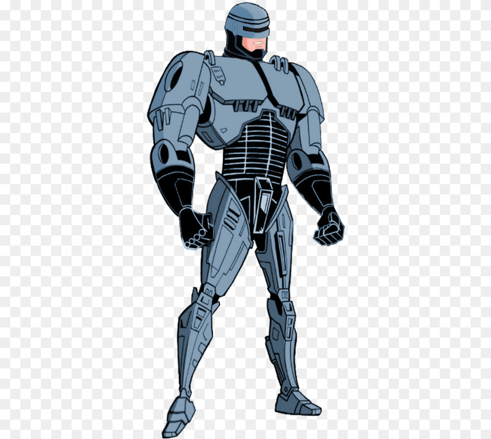Bruce Timm Robocop, Adult, Armor, Helmet, Male Png