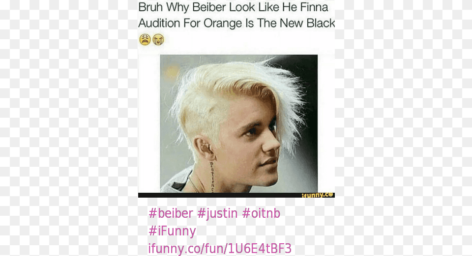 Bruh Haircut And Justin Bieber Justin Bieber 2015 Meme, Adult, Female, Person, Woman Free Png Download