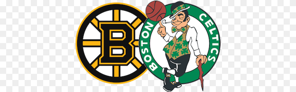 Bruins Celtics Spotlight Logo Historic Boston Celtics Vs Detroit Pistons, Baby, Person, People Png Image