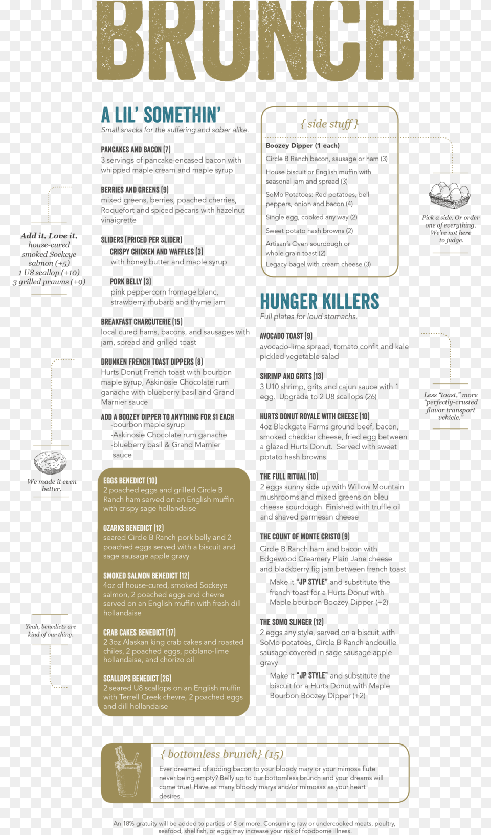 Brunch Springmenu Vandi, Page, Text, Menu, Advertisement Png Image