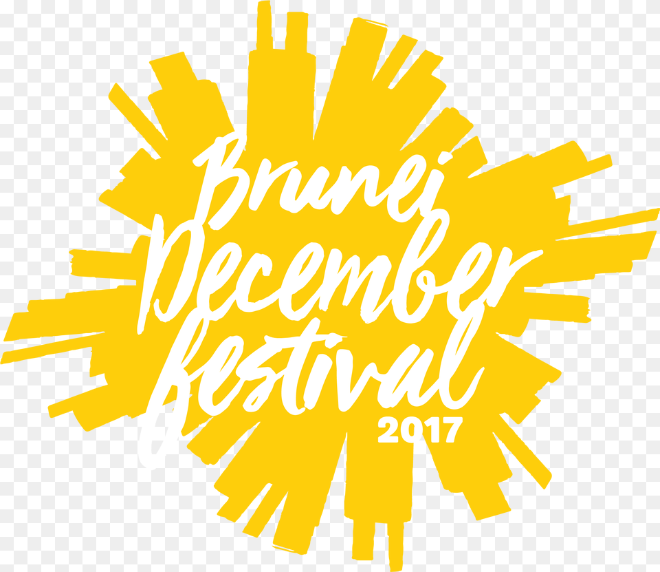 Brunei December Festival 2017 Reverse White Logo, Text, Person Png