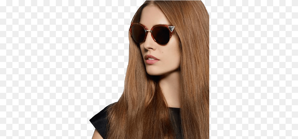 Brunette File Model With Sunglasses, Accessories, Portrait, Photography, Person Png