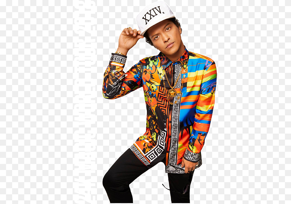 Bruno Mars 24k Magic Outfit, Baseball Cap, Sleeve, Long Sleeve, Hat Free Png