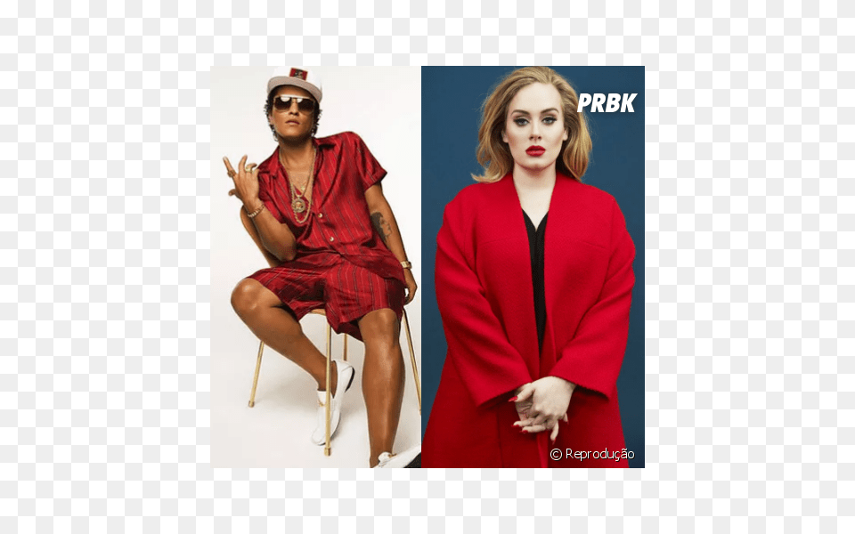 Bruno Mars E Adele Em Um Hit Astro Pop Fala Sobre Parceria Com, Adult, Sleeve, Portrait, Photography Free Png