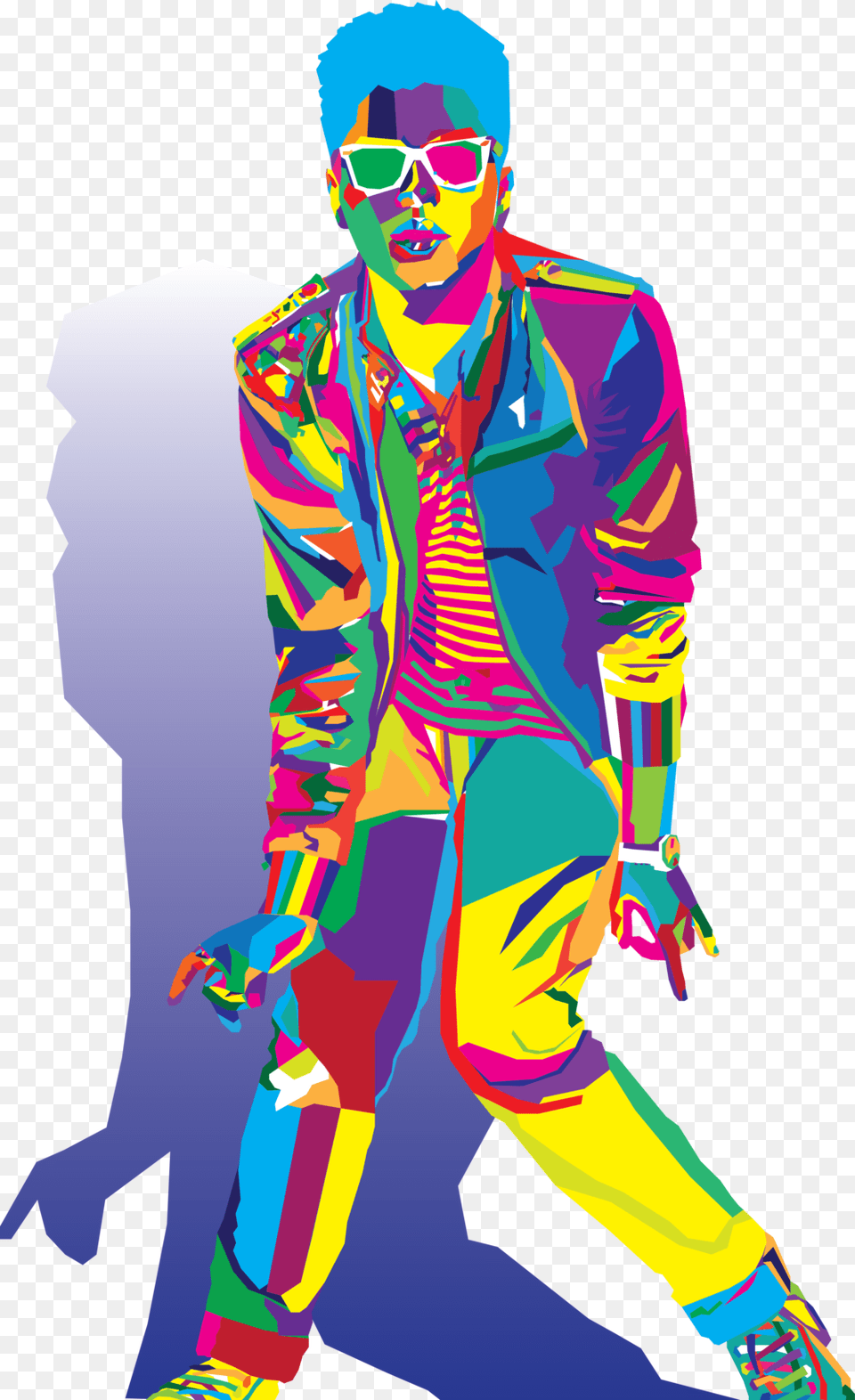 Bruno Mars Wpap Portrait Illustrator Portrait Bruno Mars, Adult, Man, Male, Person Free Transparent Png