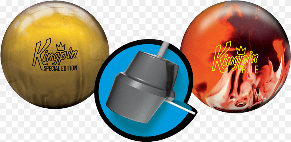 Brunswick Kingpin Gold Serule Combo Brunswick Kingpin Rule Bowling Ball, Bowling Ball, Sport, Leisure Activities, Sphere Free Png