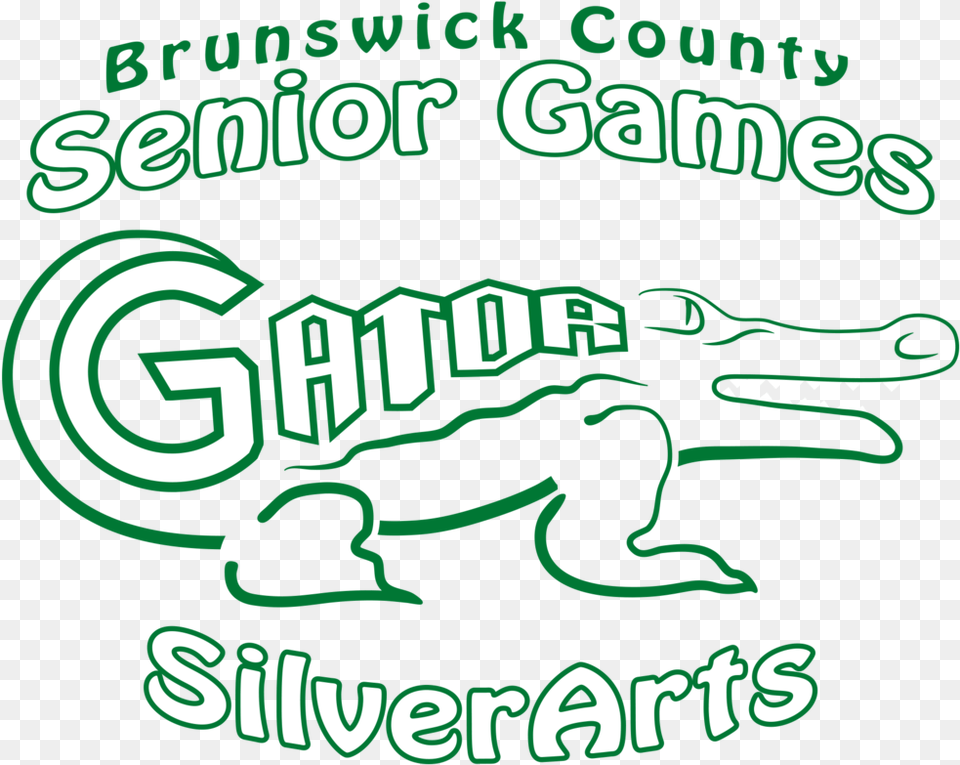 Brunswick U2014 North Carolina Senior Games Illustration, Animal, Crocodile, Reptile Png