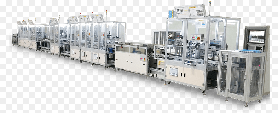 Brush Card Assembly Line Techland Assembly Line Machine, Architecture, Building, Factory Free Png