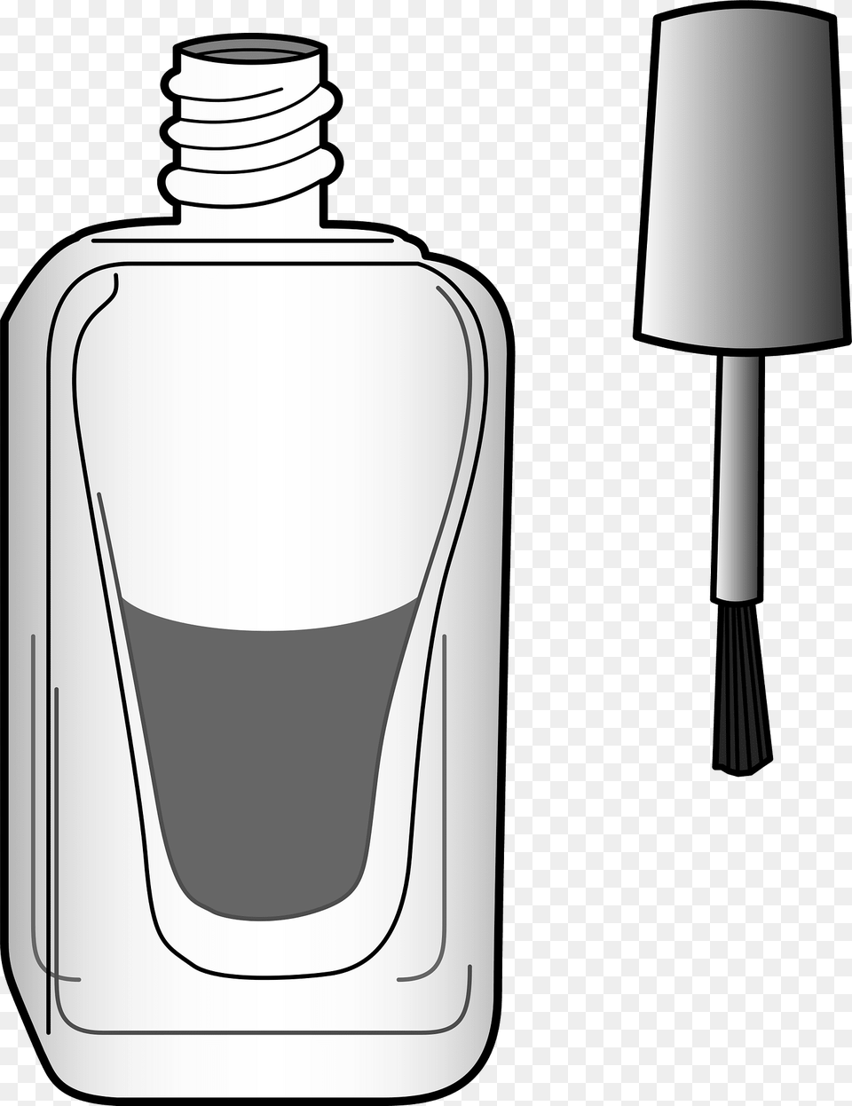 Brush Clipart, Lamp, Bottle, Cosmetics, Smoke Pipe Free Png Download