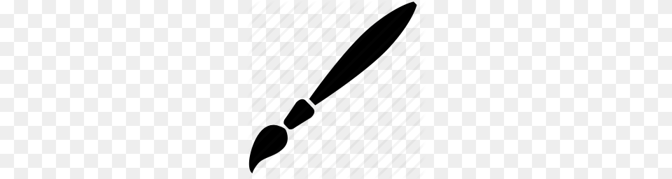 Brush Clipart Hobby, Cutlery, Firearm, Weapon Png Image