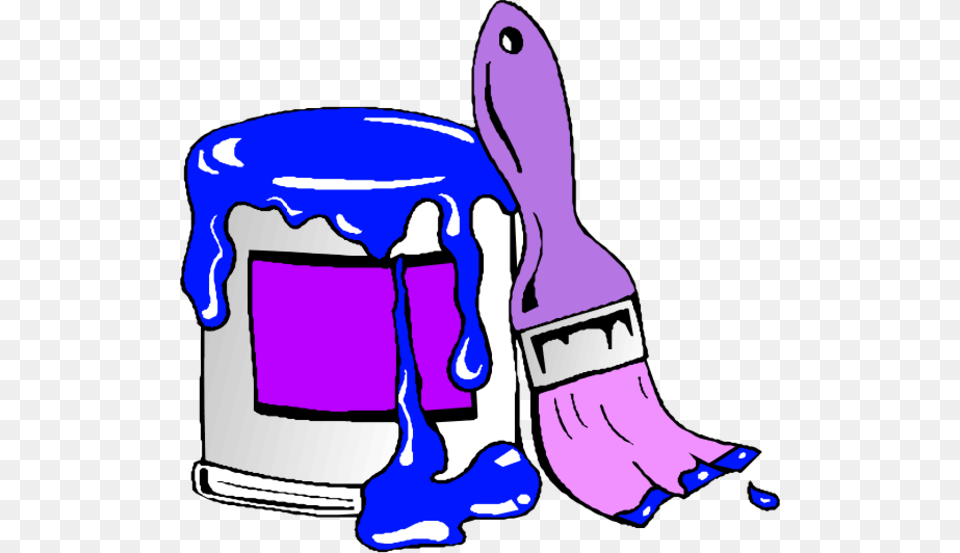 Brush Clipart Purple, Paint Container, Device, Tool, Person Free Transparent Png