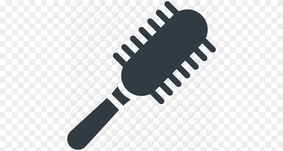 Brush Hair Brush Radial Brush Round Brush Vented Brush Icon, Electrical Device, Microphone, Coil, Cutlery Free Transparent Png