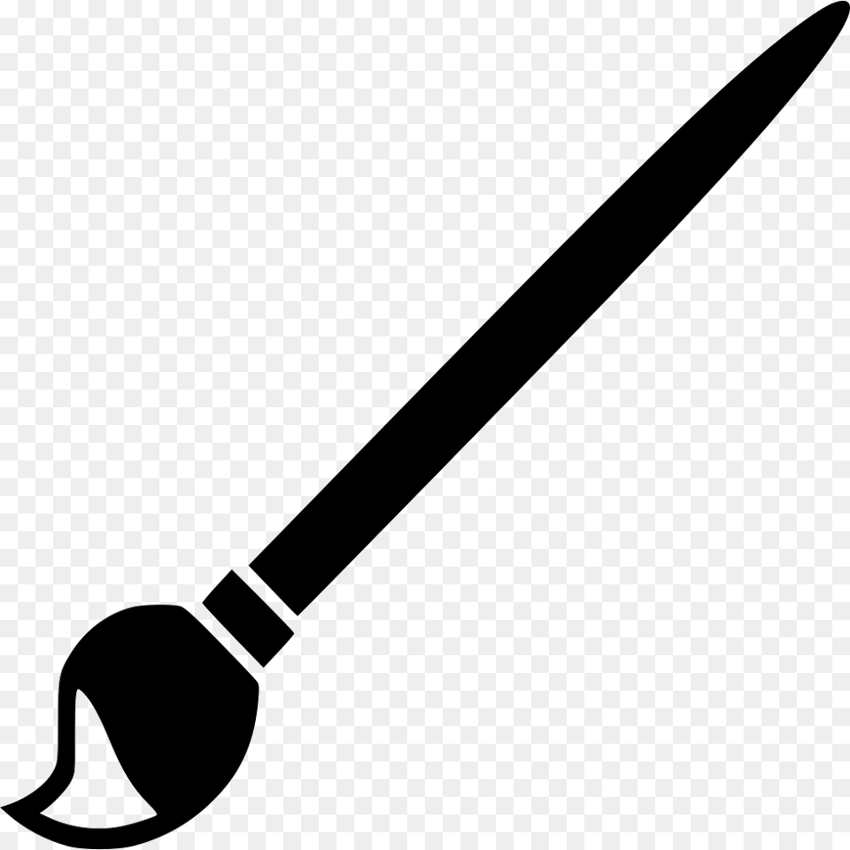 Brush Paintbrush Icon Download, Cutlery, Device, Spoon, Tool Free Transparent Png