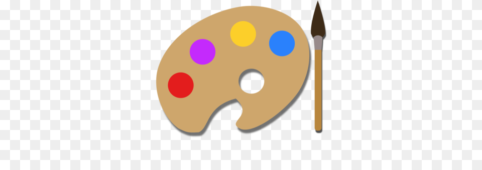 Brush Painting Artist Palette, Paint Container, Disk Free Png Download